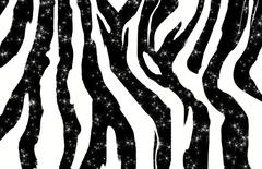 Zebra Pattern with Sparkles